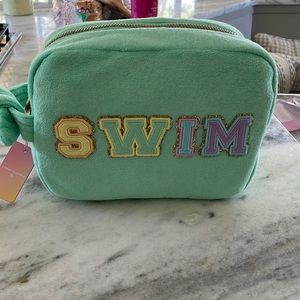 Stoney clover ln for target green terry cloth large swim pouch